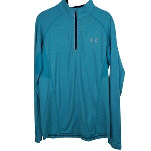 Under Armour Tech Quarter Zip Shirt Fitted Size S All‎ Seasons Long Sleeve